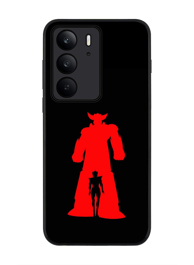 For Realme C75x / C75 4G Case,Slim fit Camera Protection, Shockproof Thin Phone cover  - Grendizer (Black)